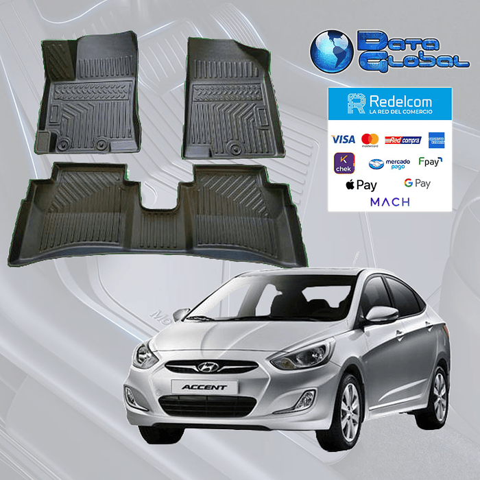 Pisos Calce Perfecto Hyundai Accent RB 2012 - 2018 1