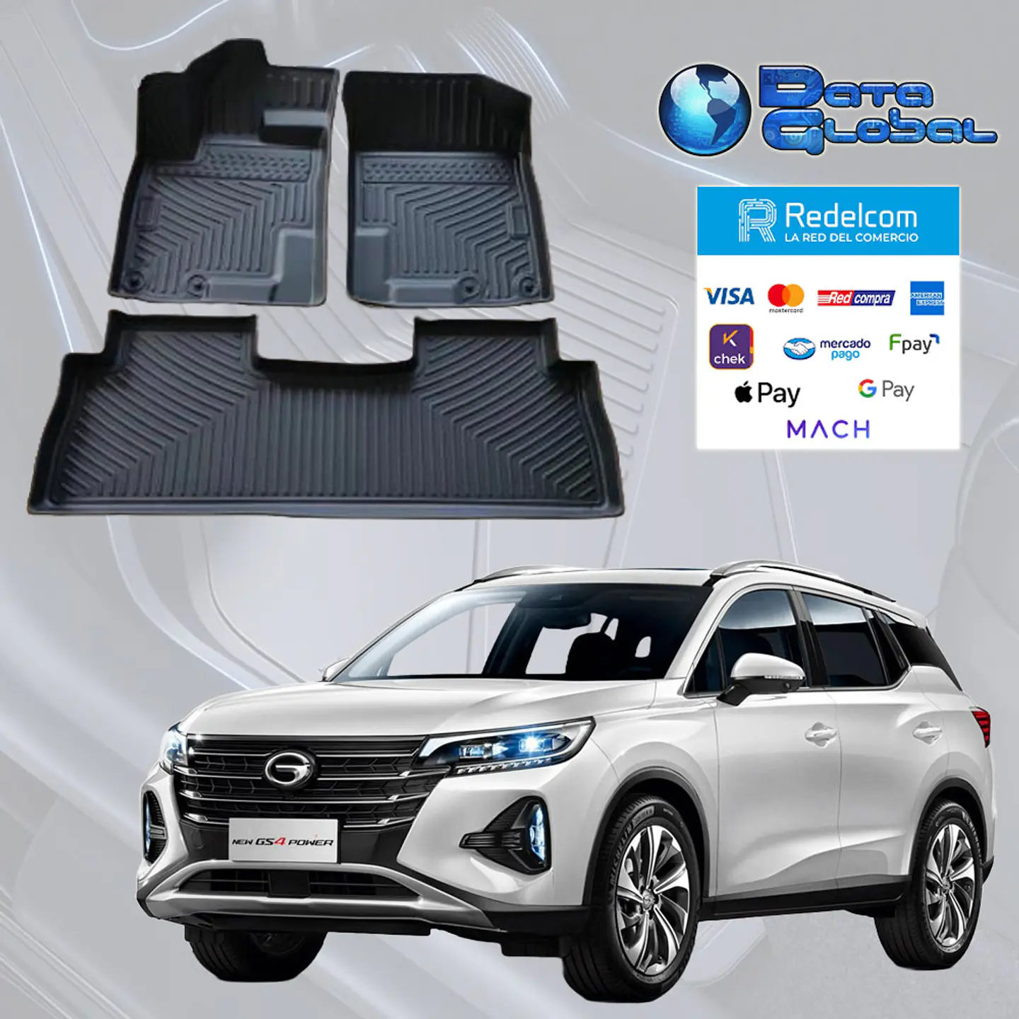 Pisos Calce Perfecto 3D GAC GS4 Power 2022 - 2026 1