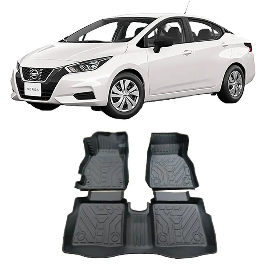 Pisos Calce Perfecto 3D para Nissan Versa 2021-2026 4