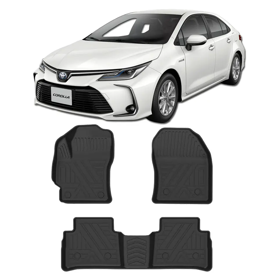 Pisos Calce  Perfecto 3D Toyota Corolla Sedan 2020 - 2026 2