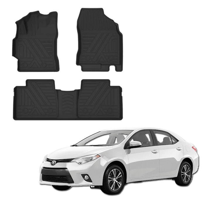 Pisos Calce  Perfecto 3D Toyota Corolla 2014 - 2019 Sedan 2