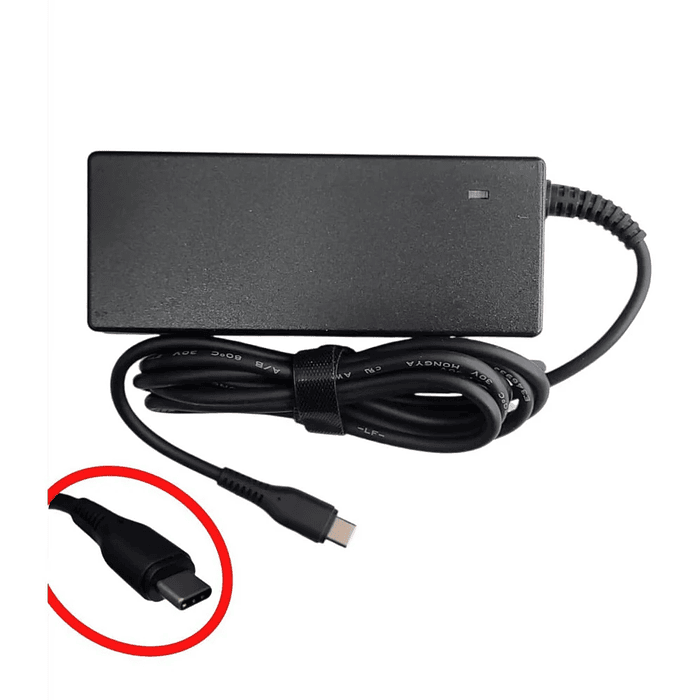 Cargador de Notebook 65w USB-C Tipo C Para Lenovo 3