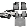 Pisos Calce Perfecto 3D Jeep Compass 2017-2025 + Maleta 2