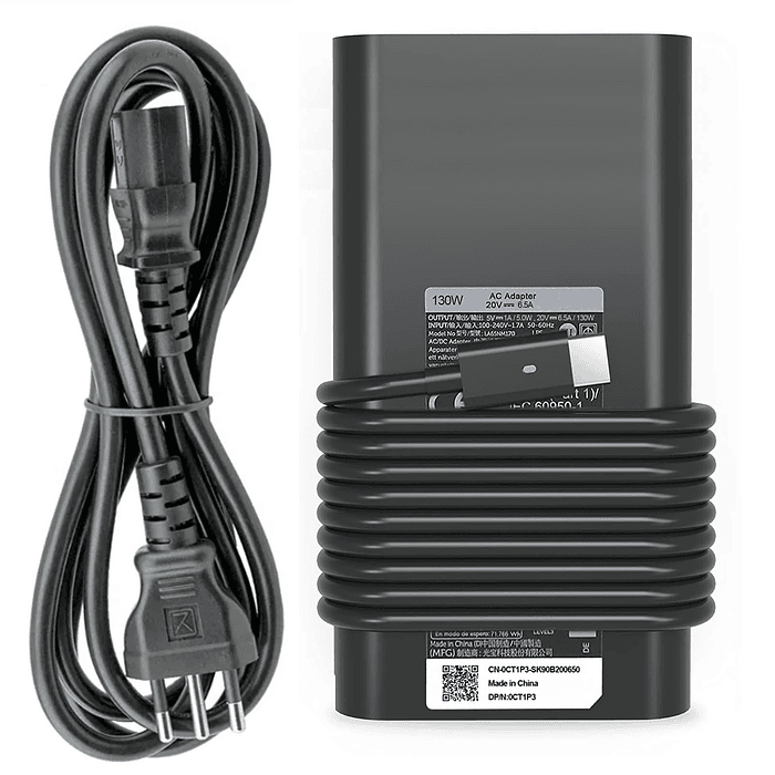 Cargador Original Dell 130W Usb-C 20V 6.5A  Type-c 4