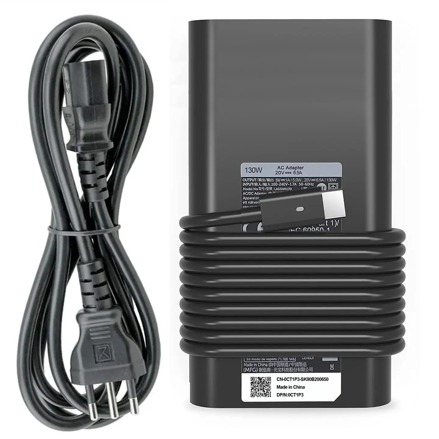 Cargador Original Dell 130W Usb-C 20V 6.5A  Type-c 4