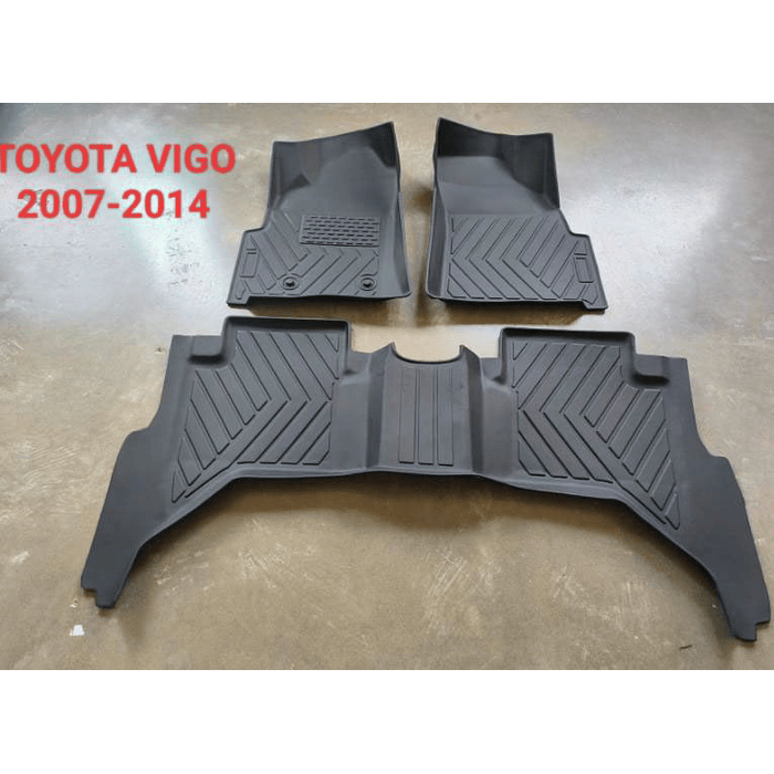Pisos Calce Perfecto 3D Toyota Hilux 2008 - 2014  2