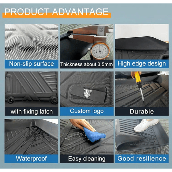 Pisos Calce Perfecto 3D Mazda BT50 2015-2020 4