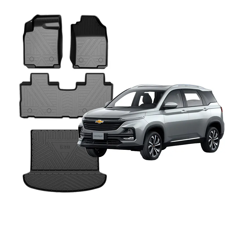Pisos Calce Perfecto Chevrolet Captiva 5 asientos + Maleta 2019-2026 7