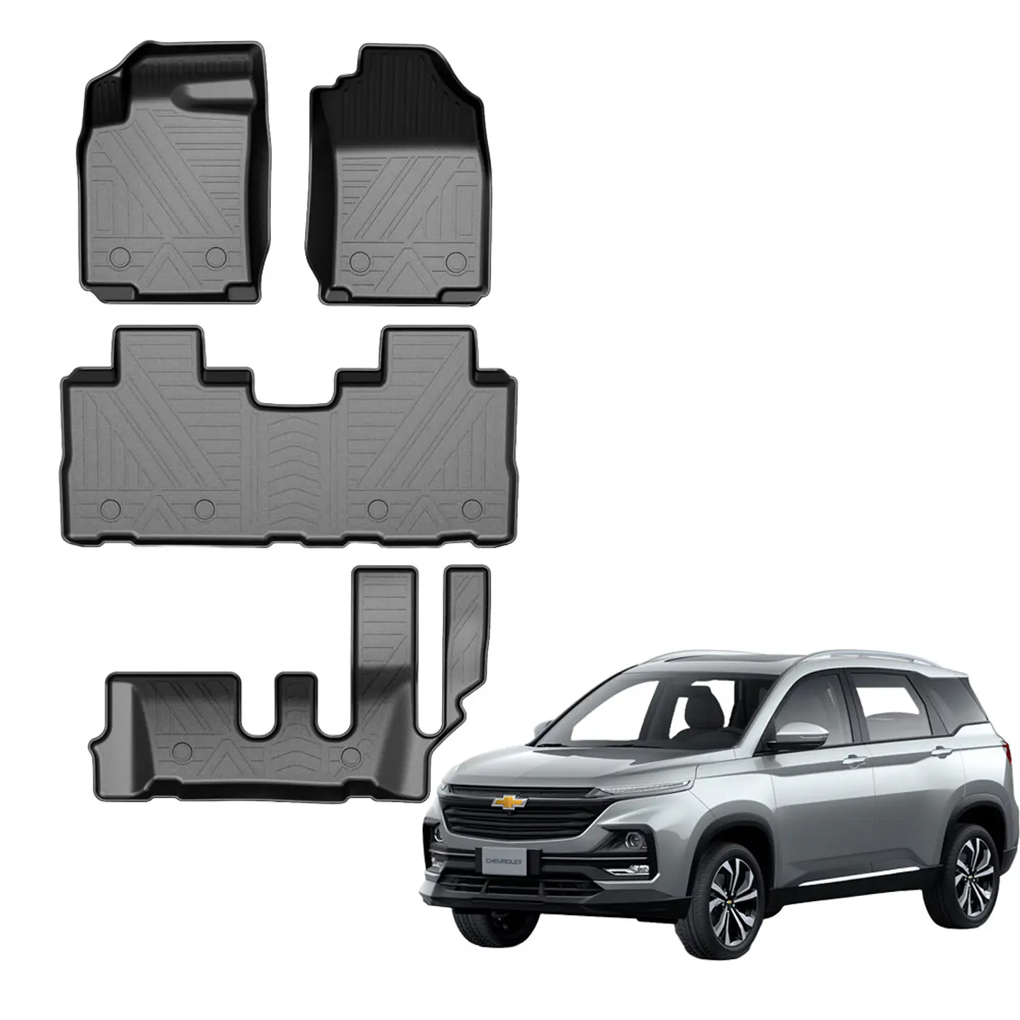 Pisos Calce Perfecto Chevrolet Captiva 7P 2019-2026 2