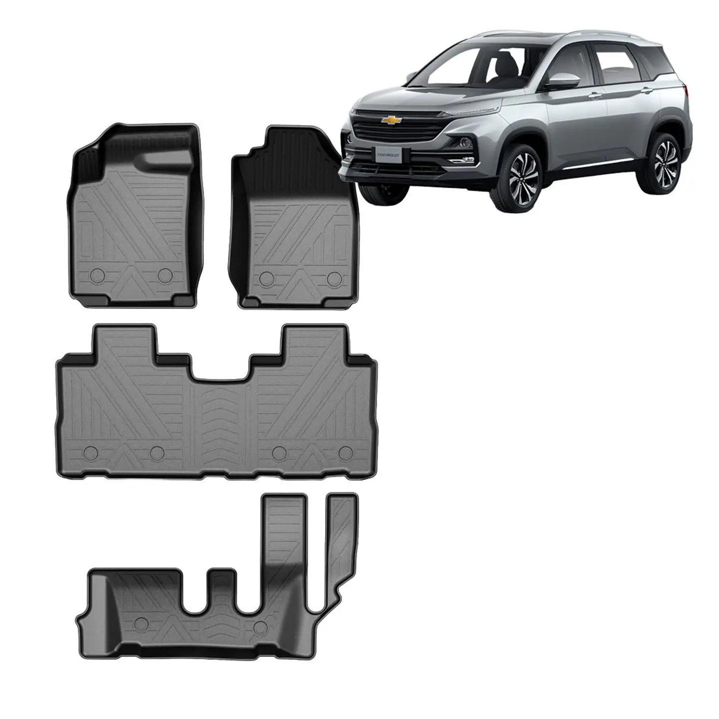 Pisos Calce Perfecto Chevrolet Captiva 7P 2019-2026 7