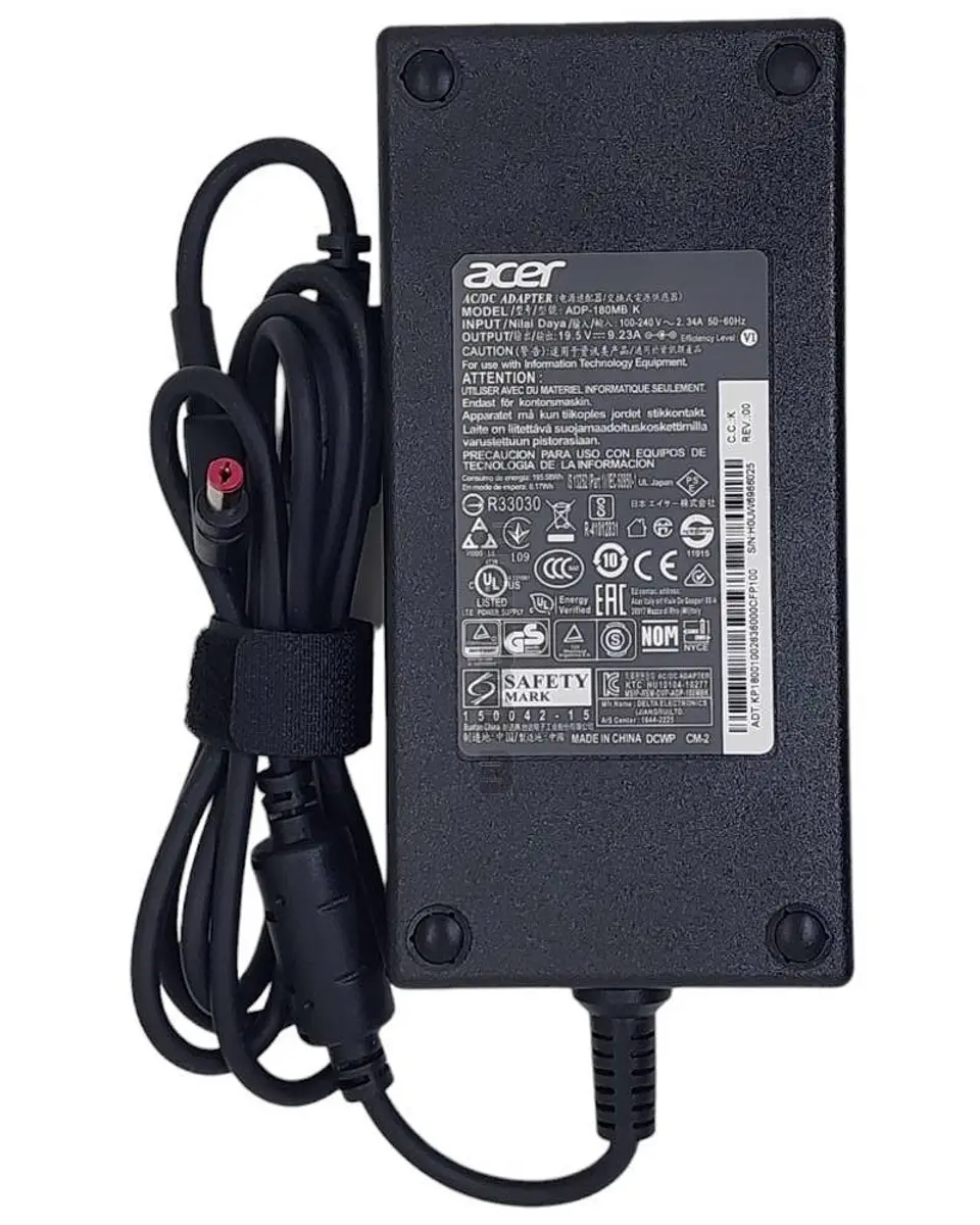 Cargador Original Acer Predator 180w 19-5v 9-23a / 5.5*1.7Mmm 1