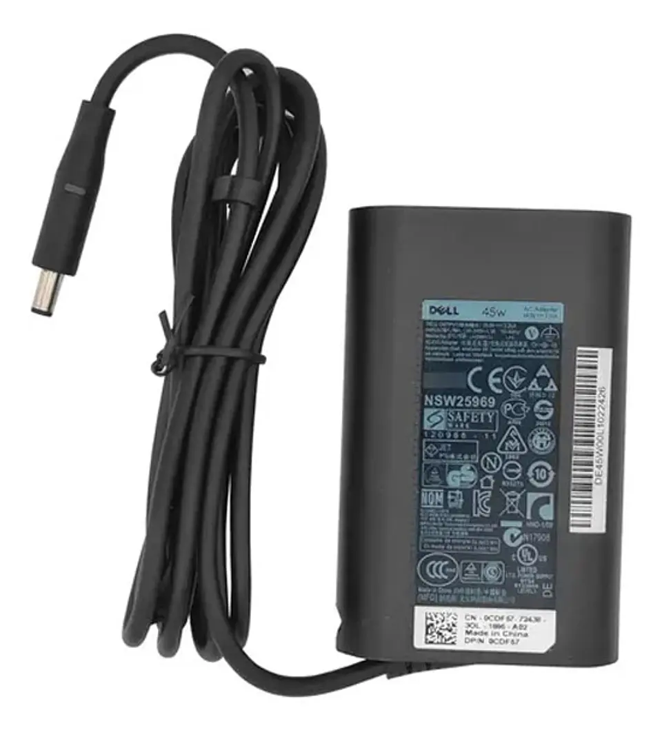 Cargador Original Dell 19.5V 2.31A 45w 4.5*3.0mm (Ovalado) 1