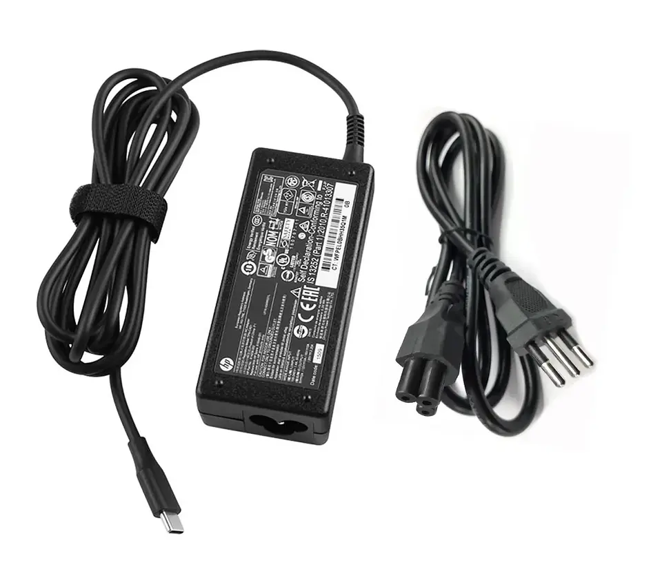 Cargador Original Hp  45w 20v 2.25A Plug USB-C (Mod. Clasico) 1
