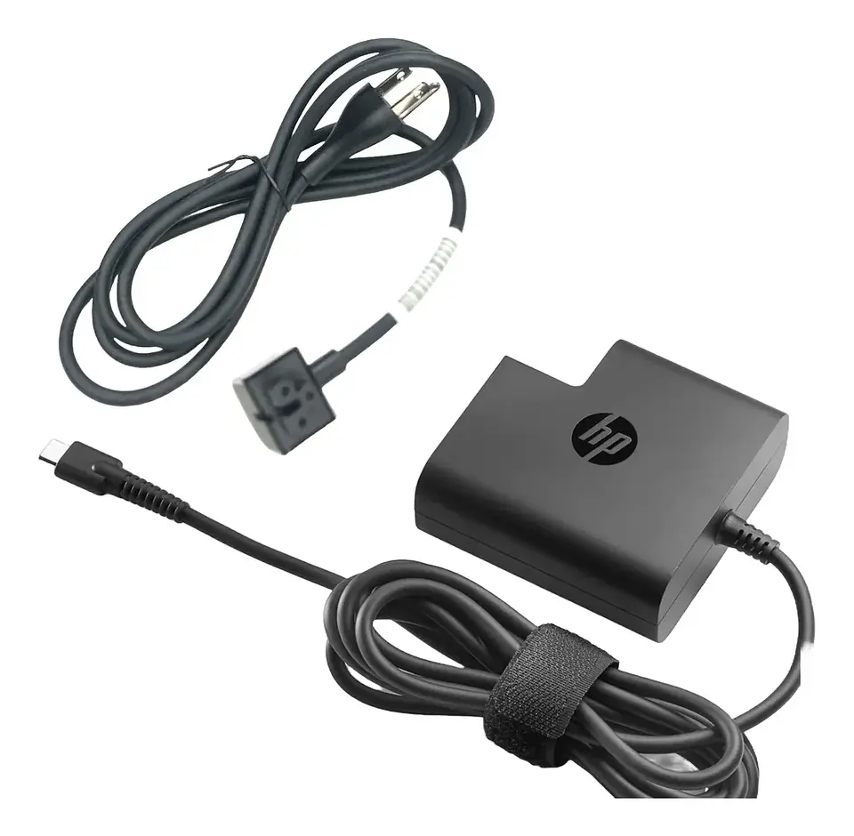 Cargador Original Hp  65w USB-C Type C Cuadrado 2026 / 05141-V2 1