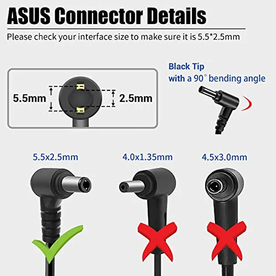 Cargador Asus Original 19v 3.42a 65w / 5.5*2.5mm / 05135 2
