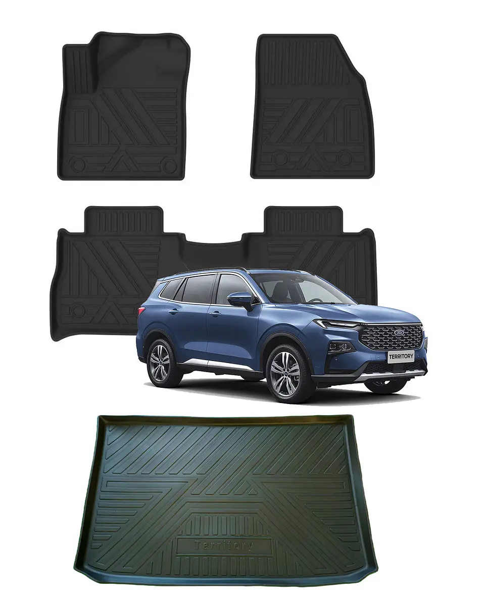 Pisos Calce Perfecto 3D Ford Territory 2024-2026 + Maletero 1
