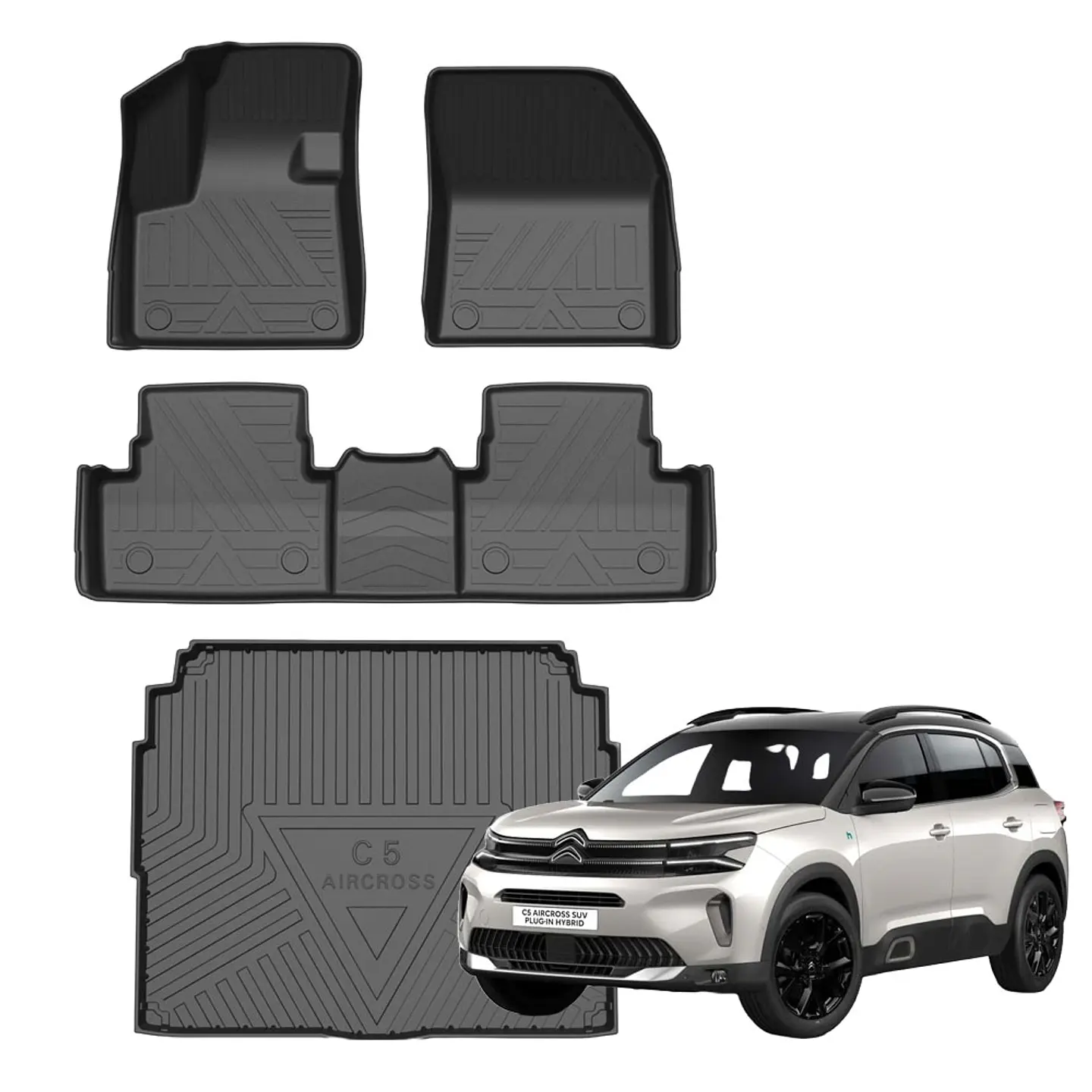 Pisos Calce Perfecto Citroen + Maleta C5 Aircross 2018-2026 2