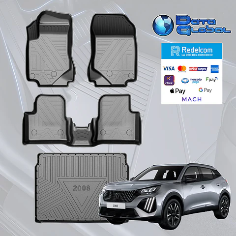 Pisos Calce Perfecto + Maletero Peugeot 2008 / 2020-2025