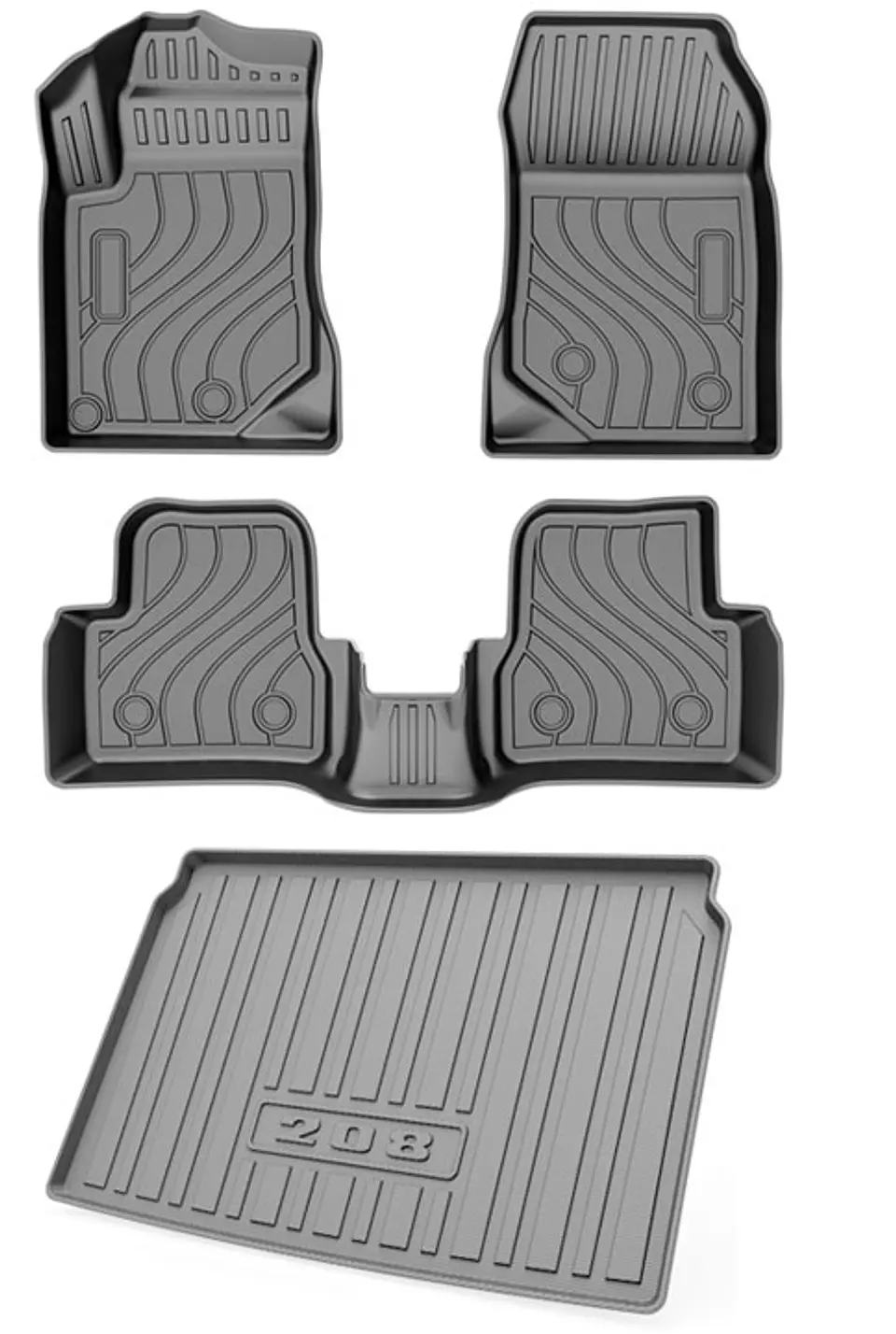 Pisos Calce Perfecto 3D Peugeot 208 + Maleta / 2021-2025 1