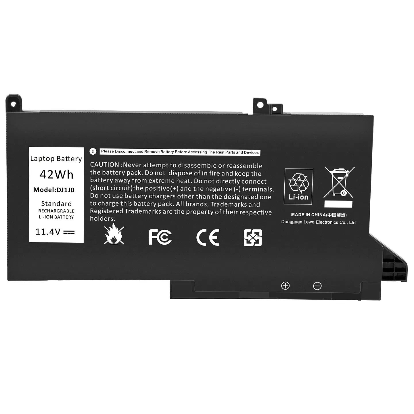 Bateria Para Dell DJ1J0 Latitude 12/13/14 7280 / 738 / 7480 1