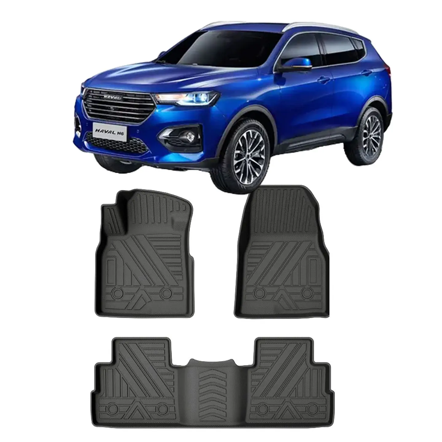 Pisos Calce Perfecto 3.6mm Haval H6 2da Gen 2017-2021 2