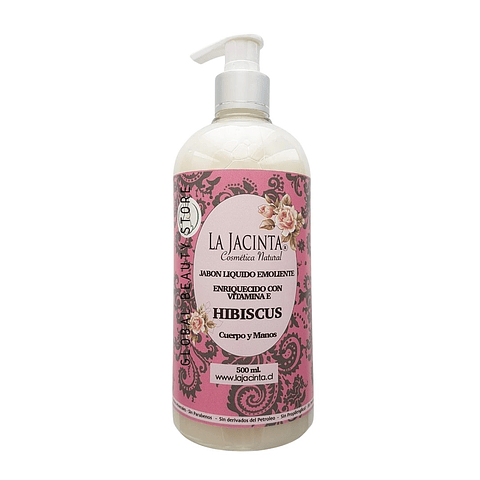 Jabón líquido 500ml aroma Hibiscus