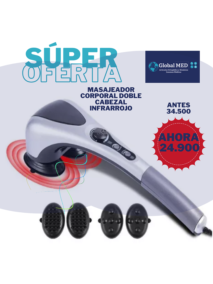 MASAJEADOR INFRARROJO GLOBALMED 1