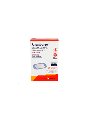 APOSITO TRANSPARENTE 6X7 CRAMBERRY