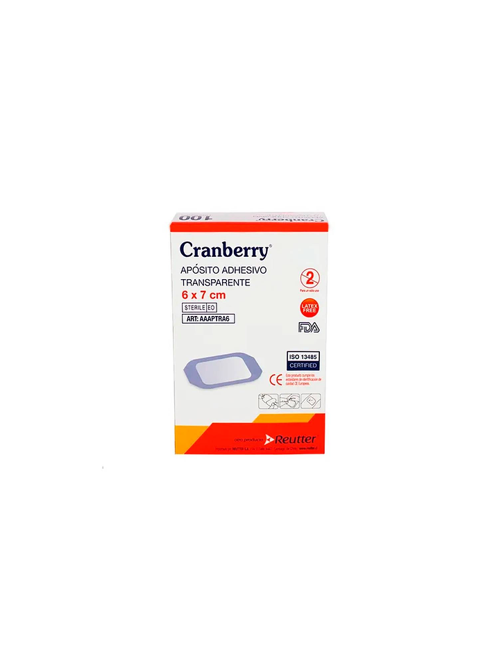 APOSITO TRANSPARENTE 6X7 CRAMBERRY 1