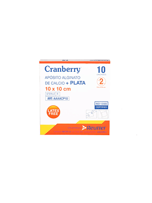 ALGINATO DE CALCIO + PLATA LAMINA 10X10