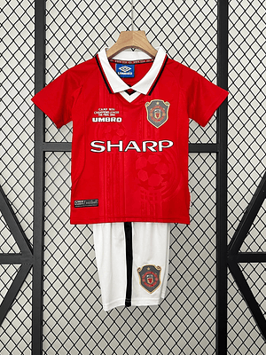 MANCHESTER UNITED I 99/00 CONJUNTO INFANTIL (RETRO)