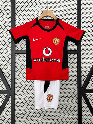 MANCHESTER UNITED I 02/04 CONJUNTO INFANTIL (RETRO)