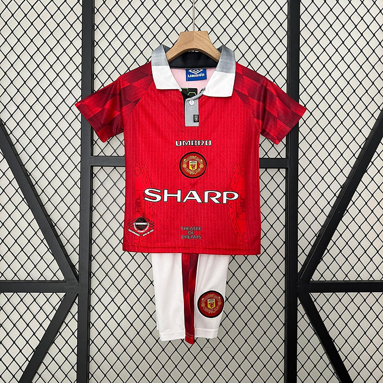 MANCHESTER UNITED I 96/97 CONJUNTO INFANTIL (RETRO) 1
