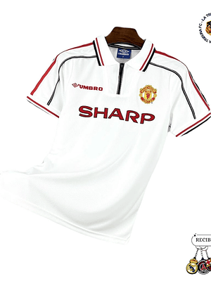 MANCHESTER UNITED 98/99 BLANCO HOMBRE (RETRO)