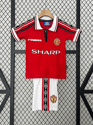 MANCHESTER UNITED I 98/99 CONJUNTO INFANTIL (RETRO)