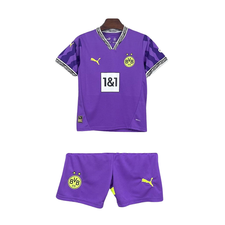 BORUSSIA DORTMUND PORTERO 24/25 EDICIÓN ESPECIAL CONJUNTO INFANTIL 2