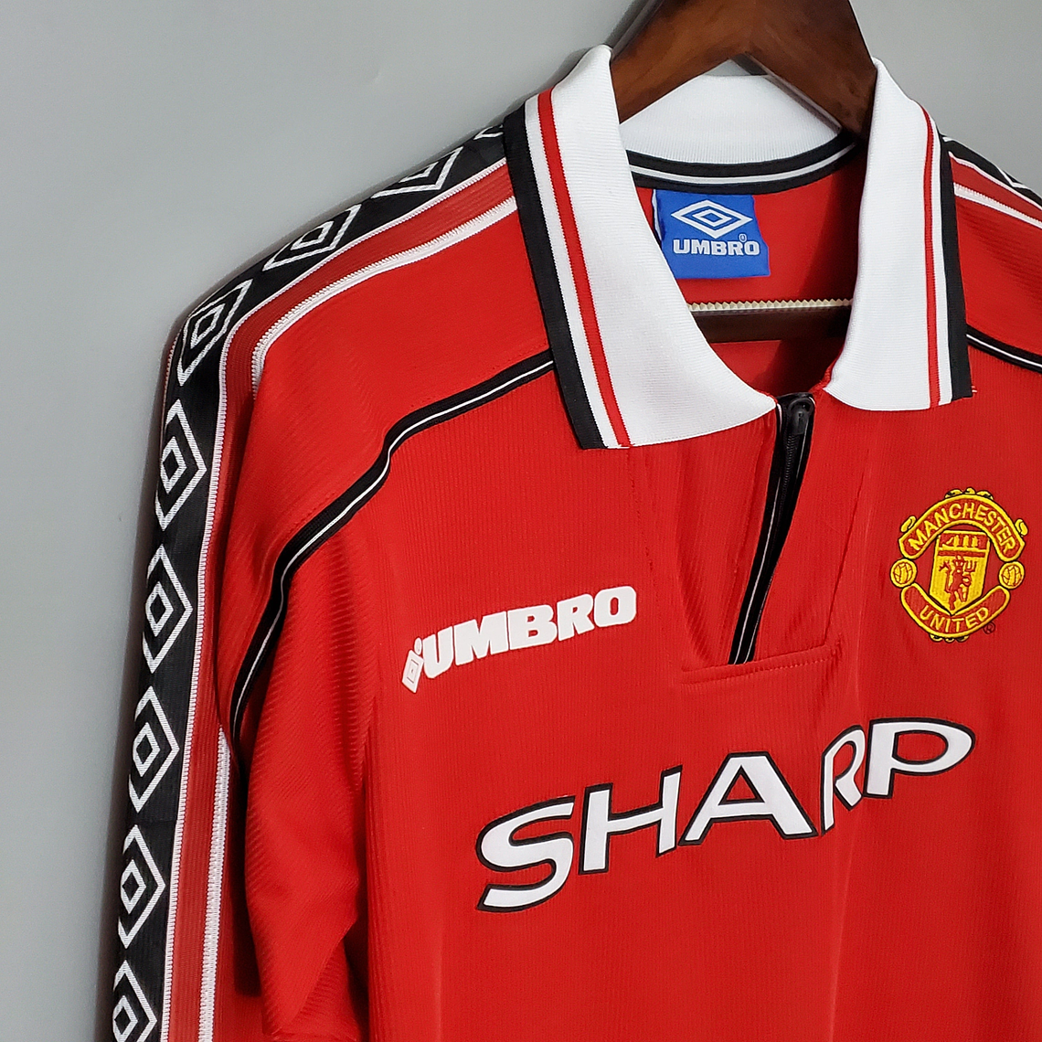 MANCHESTER UNITED I 98/99 HOMBRE (RETRO) MANGA LARGA 2