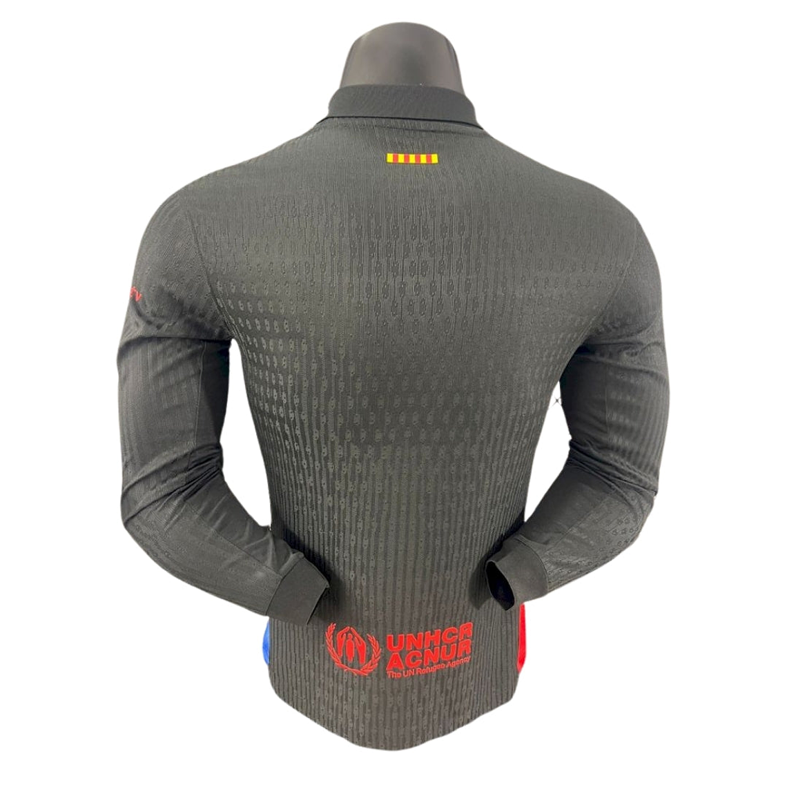 BARCELONA x TRAVIS SCOTT CACTUS JACK NEGRA 2025 EDICIÓN LIMITADA VERSION JUGADOR (MANGA LARGA) 3