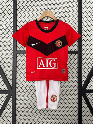 MANCHESTER UNITED I 09/10 CONJUNTO INFANTIL (RETRO)