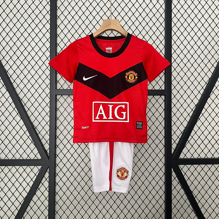 MANCHESTER UNITED I 09/10 CONJUNTO INFANTIL (RETRO) 1