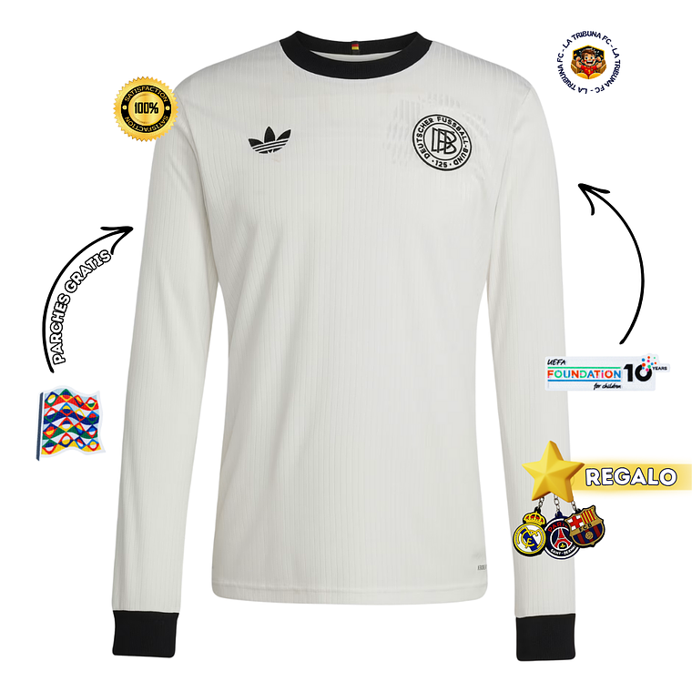 ALEMANIA 125 AÑOS EDICIÓN LIMITADA 25/26 HOMBRE (MANGA LARGA) 1