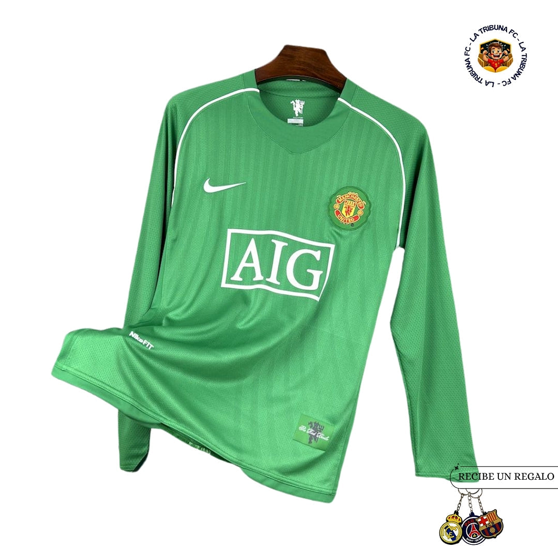 MANCHESTER UNITED II PORTERO 07/08 HOMBRE (MANGA LARGA) (RETRO) 1