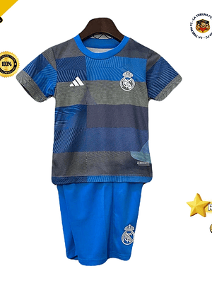 REAL MADRID CALENTAMIENTO I 25/26 CONJUNTO INFANTIL LANZAMIENTO
