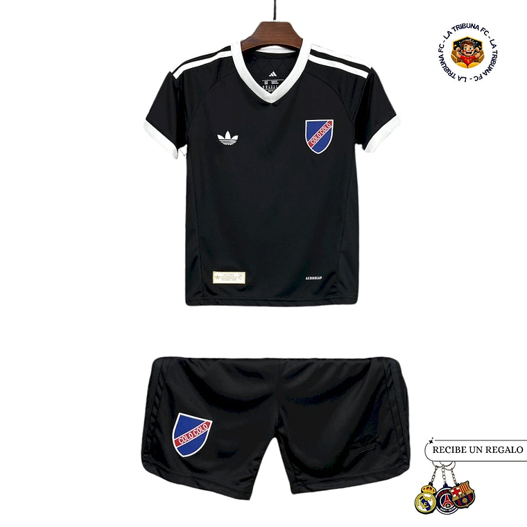 COLO COLO 100° AÑOS EDICIÓN ESPECIAL BLACK 25/26 CONJUNTO INFANTIL 1