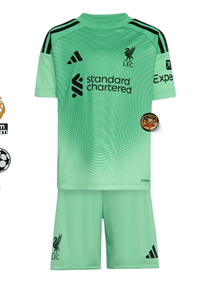 LIVERPOOL PORTERO I 25/26 CONJUNTO INFANTIL