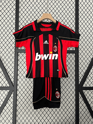 MILAN I 06/07 CONJUNTO INFANTIL (RETRO)