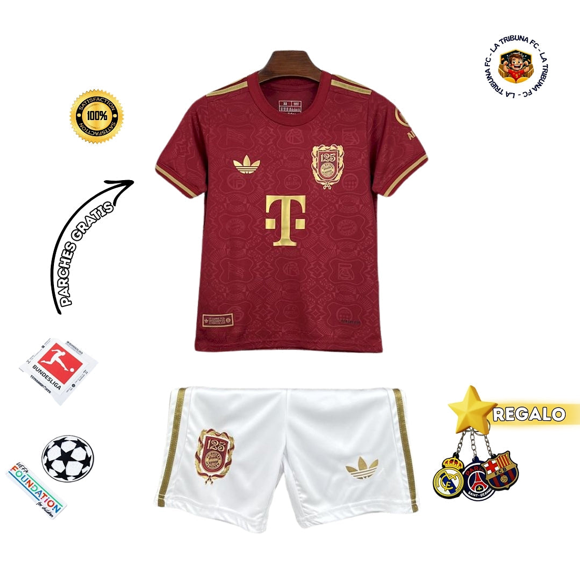 BAYERN MUNICH 24/25 EDICIÓN ESPECIAL 125 AÑOS CONJUNTO INFANTIL 1