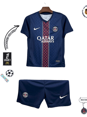 PSG I 25/26 CONJUNTO INFANTIL LANZAMIENTO