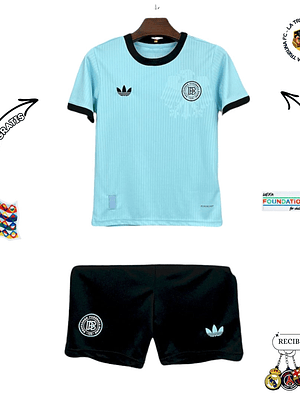 ALEMANIA 125 ANÕS EDICIÓN ESPECIAL AZUL 25/26 CONJUNTO INFANTIL