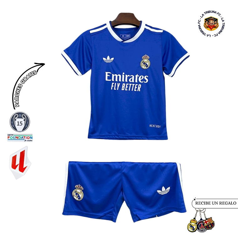 REAL MADRID III PORTERO 25/26 CONJUNTO INFANTIL 1